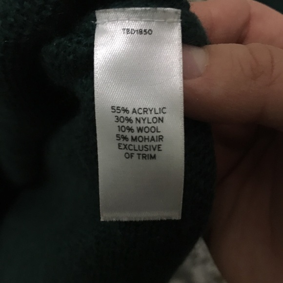 Hinge Oversize Green Jeweled Sweater - Picture 8 of 8